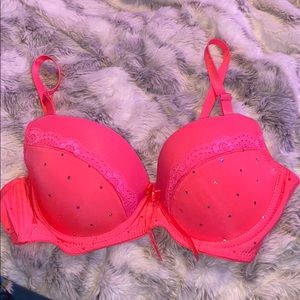 hot pink bra